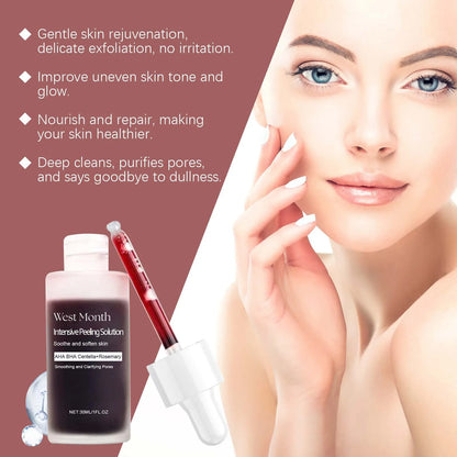 Peeling Face Serum Fruit Acid AHA BHA anti Acne Exfoliating Repairing Shrink Pores Moisturizing Salicylic Acid Facial Skin Care