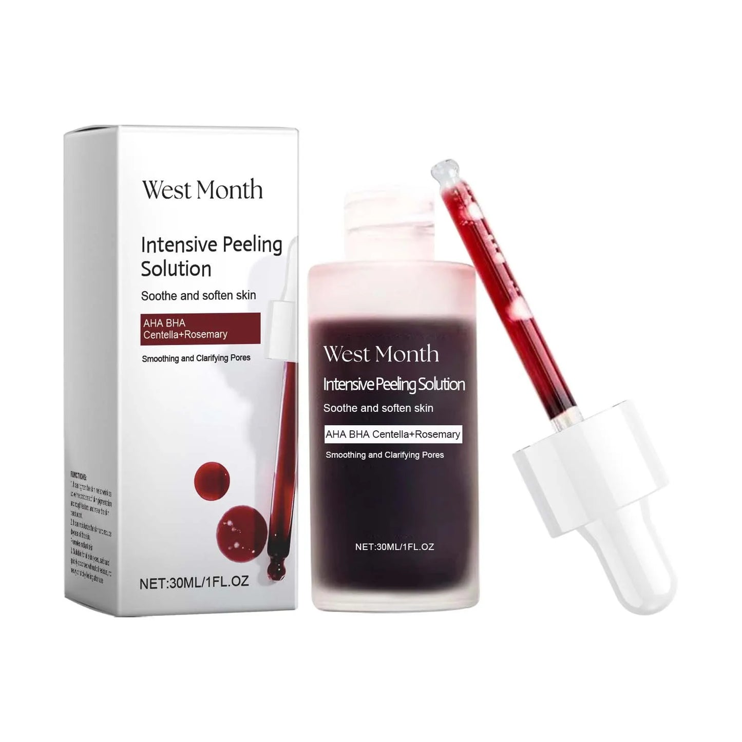 Peeling Face Serum Fruit Acid AHA BHA anti Acne Exfoliating Repairing Shrink Pores Moisturizing Salicylic Acid Facial Skin Care